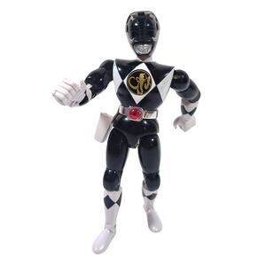 Mighty Morphin Power Rangers Black Ranger 8" Karate Kick Action Vtg 1994 Bandai